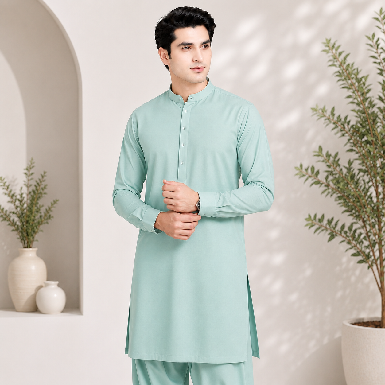 Roman Gold Sea Green