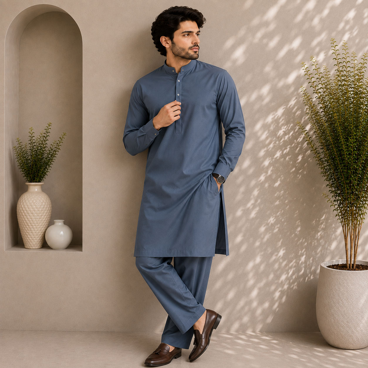 Signature Cotton Slate Blue