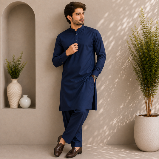 Signature Cotton – Navy Blue