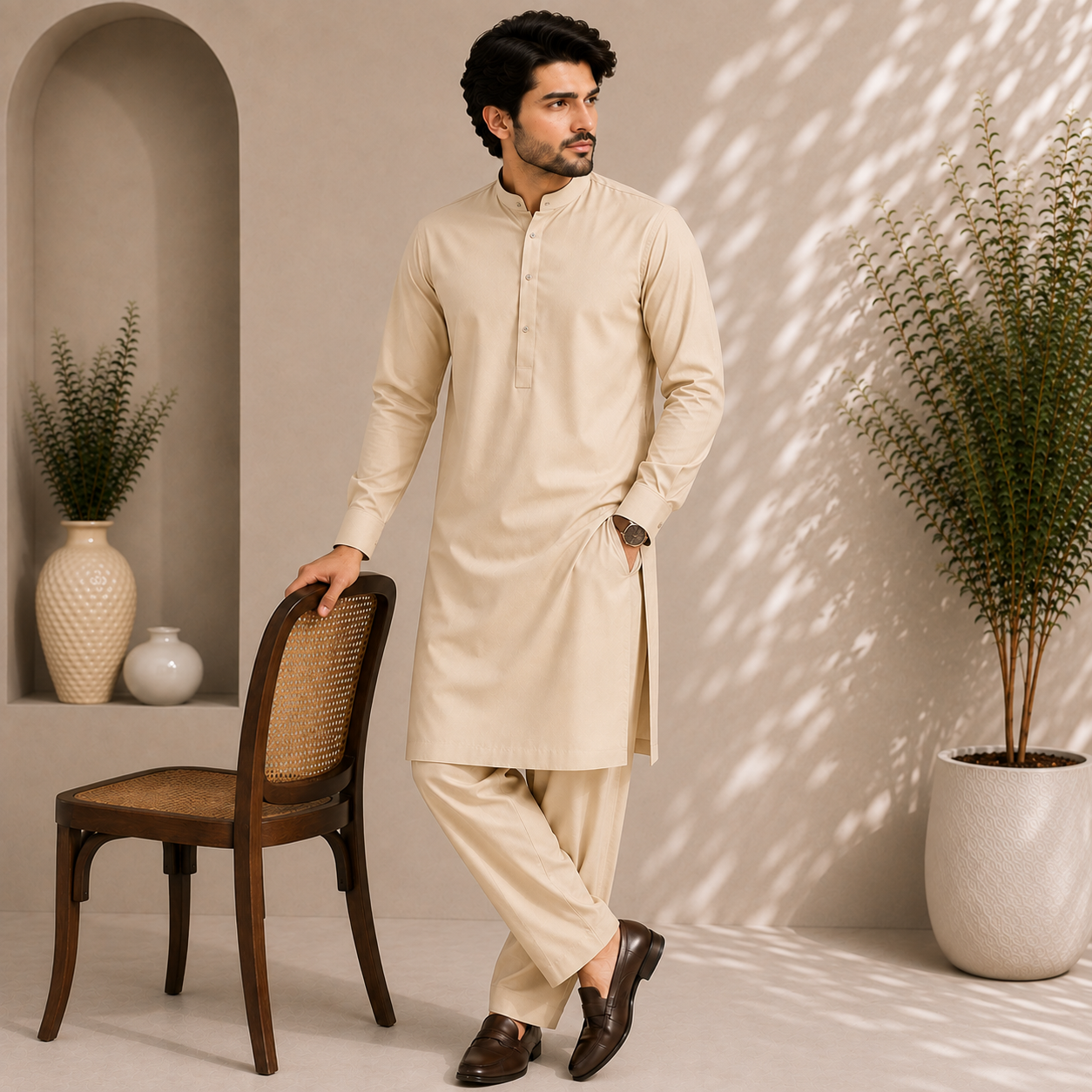 Signature Cotton Sand Beige