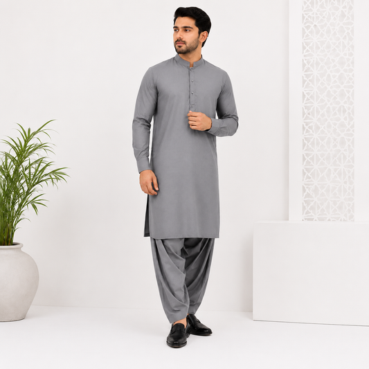 Gull Ahmad Washing Wear Ash Grey