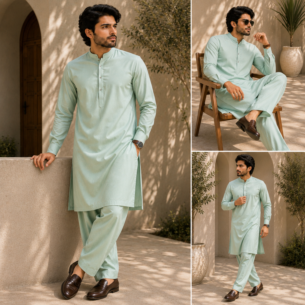 Gull Ahmad Washing Wear – Mint Green