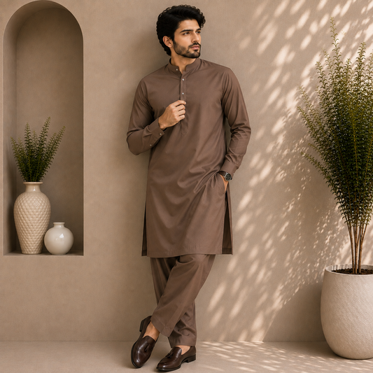 Gull Ahmad Washing Wear  Mocha Brown