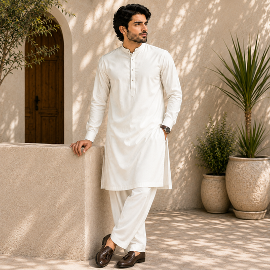 Gull Ahmad Washing Wear Off White