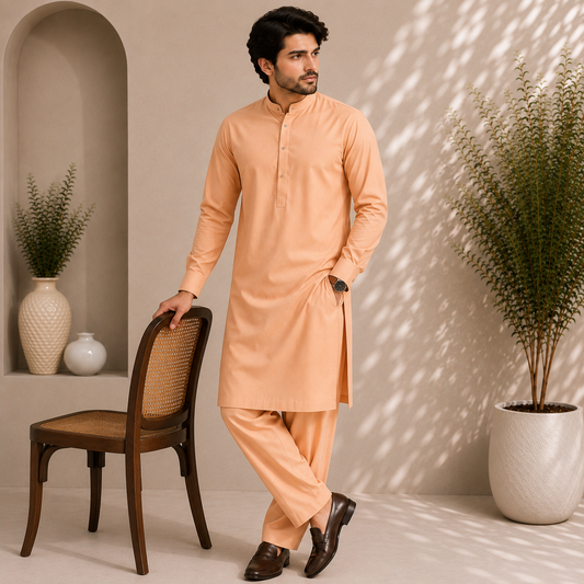 Signature Cotton Peach Orange
