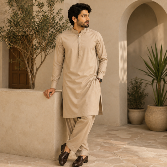 Gull Ahmad Washing Wear Sandy Beige