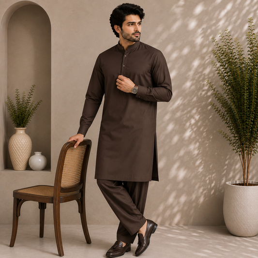 Signature Cotton Dark Brown
