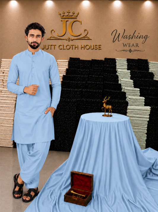Gull Ahmad Washing  Wear – Sky Blue
