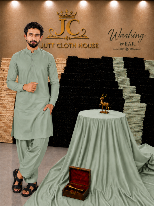 Gull Ahmad Washing Wear  Sage Green