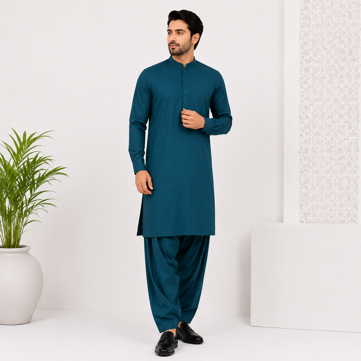 Gull Ahmad Washing  Wear – Deep Teal