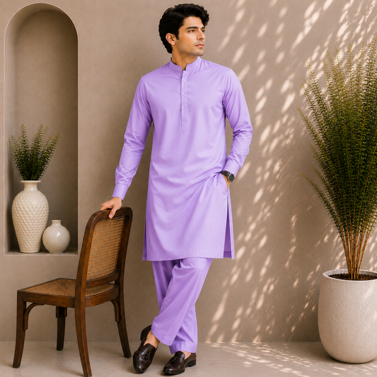 Gull Ahmad Washing Wear Light Lavender