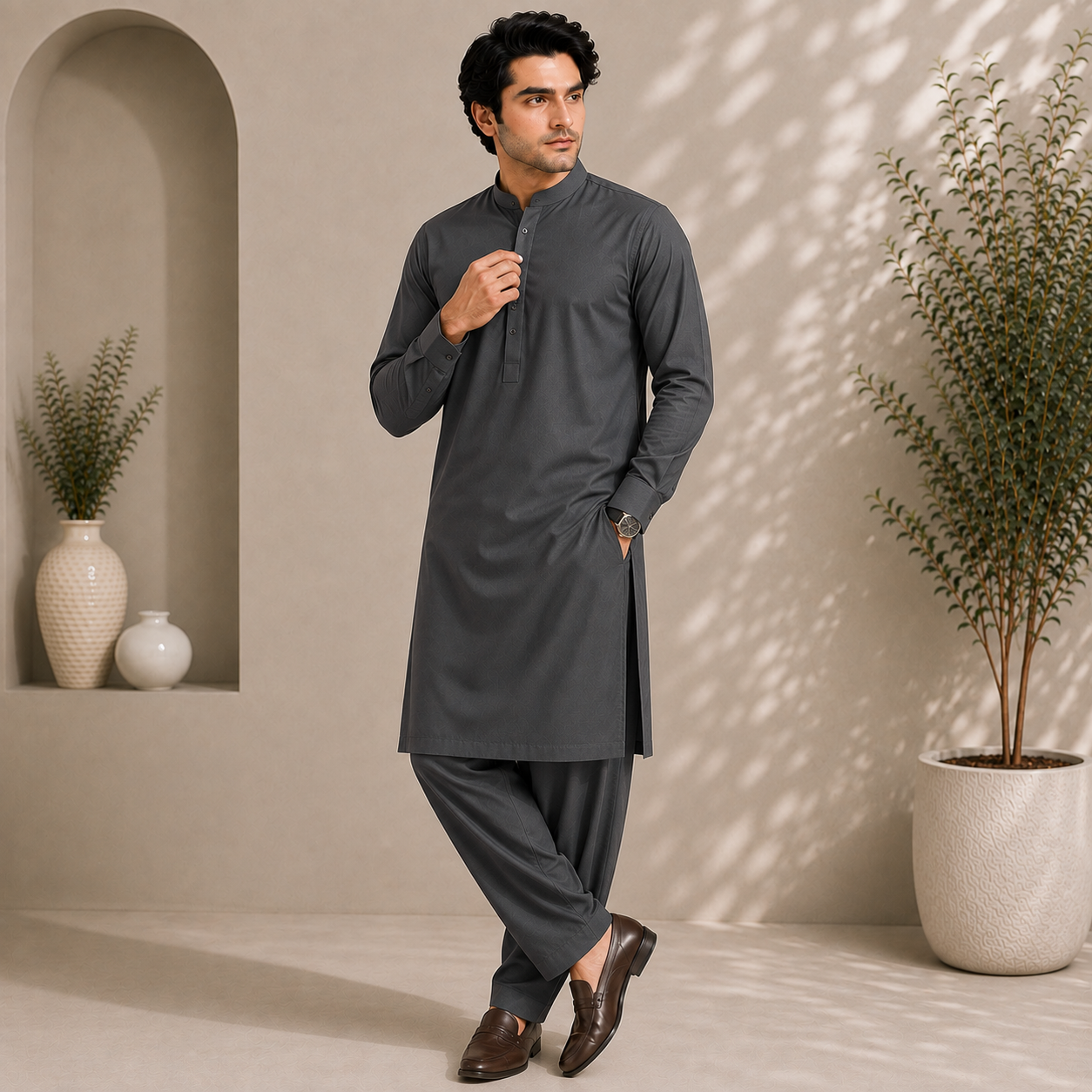 Signature Cotton Dark Grey