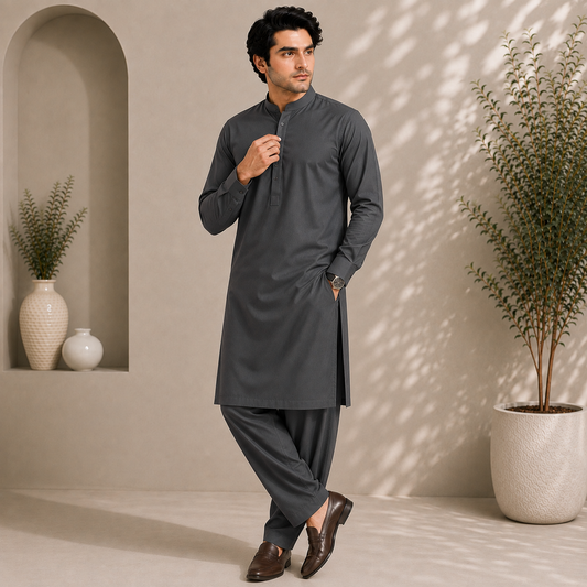 Signature Cotton Dark Grey