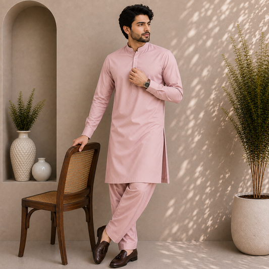 Gull Ahmad Washing Wear Blush Pink