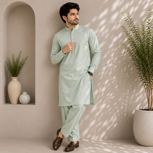 Signature Cotton Pale Mint