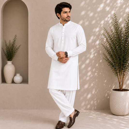Signature Cotton White Men
