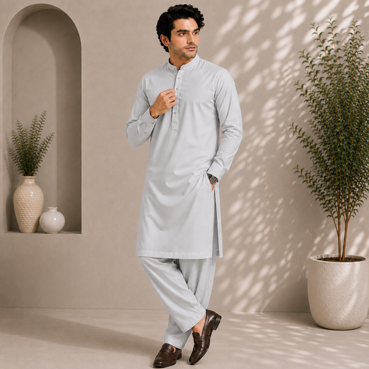 Signature Cotton Silver Grey